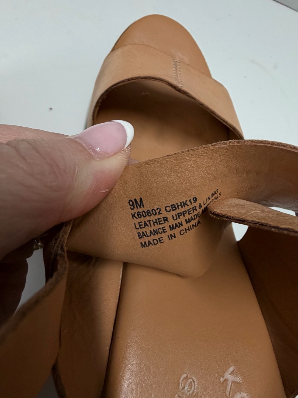 Kork-Ease Tan Slingback Wedge Sandals with Buckle - Picture 6 of 6